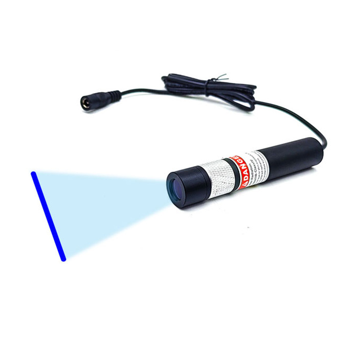 450nm 200~500mW Blue Line 산업용 레이저 모듈 Focus Adjustable Laser Positioner